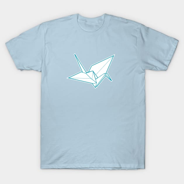 Paper Crane T-Shirt by sparklellama